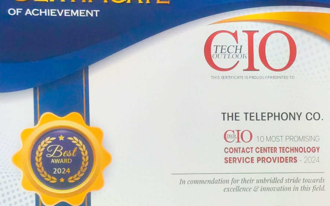 The Telephony Co: Featured in CIO Tech Outlook’s 2024 List of Top 10 Contact Center Providers